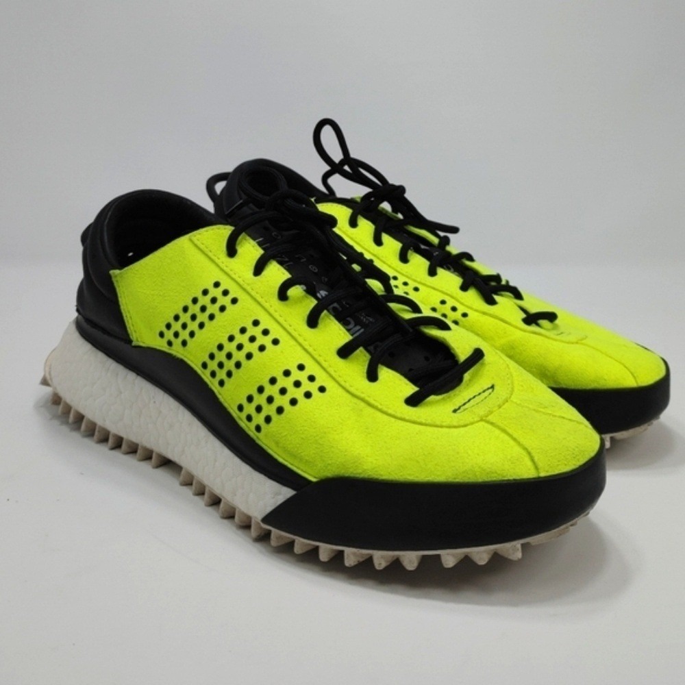 ALEXANDER WANG X ADIDAS HIKE LO‎ Volt Sneaker Neon Yellow Green Black AC6841 7.5